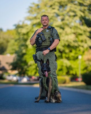 Constable Castline and K9 Sarge